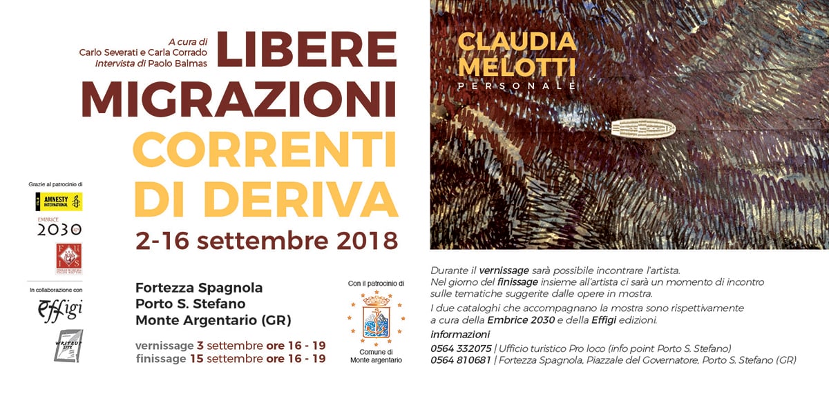 Claudia Melotti – Libere Migrazioni. Correnti di Deriva